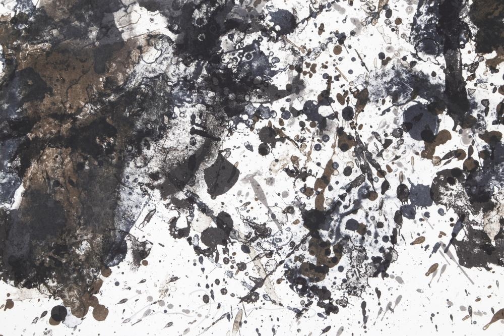 Artwork by Sam Francis, Dark Plated, Made of Lithograph On Bfk Rives