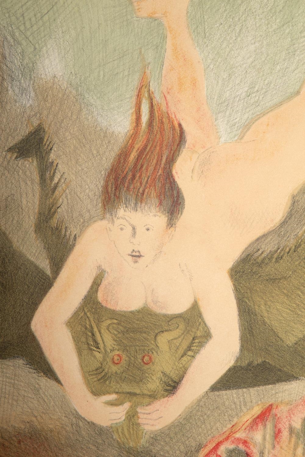 Artwork by Raphael Soyer, Dreamscape, Made of Lithograph