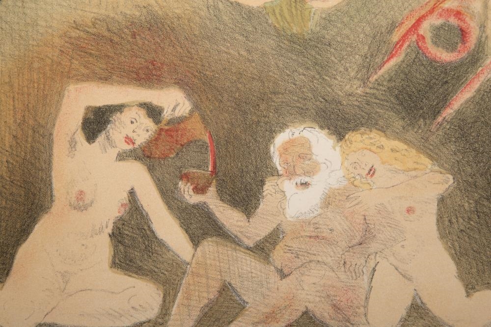 Artwork by Raphael Soyer, Dreamscape, Made of Lithograph