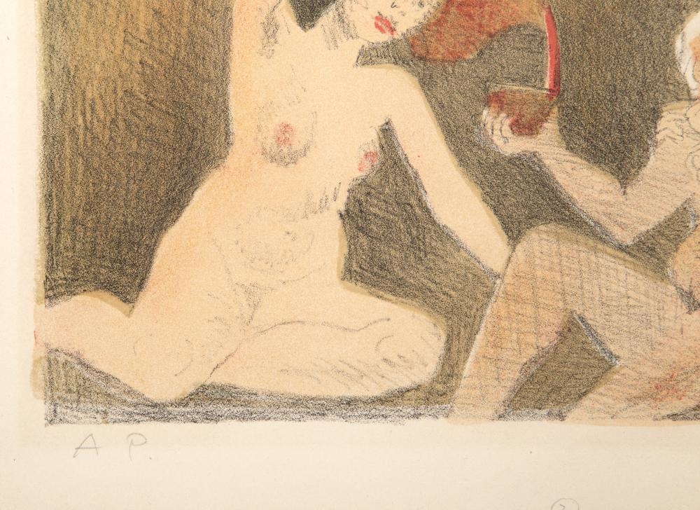 Artwork by Raphael Soyer, Dreamscape, Made of Lithograph