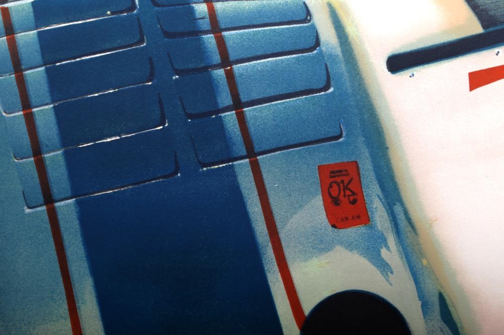 Artwork by Ron Kleemann, Porsche, Made of Lithograph On Arches Paper