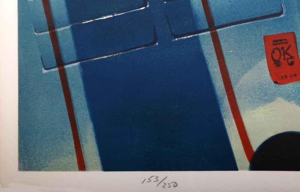 Artwork by Ron Kleemann, Porsche, Made of Lithograph On Arches Paper