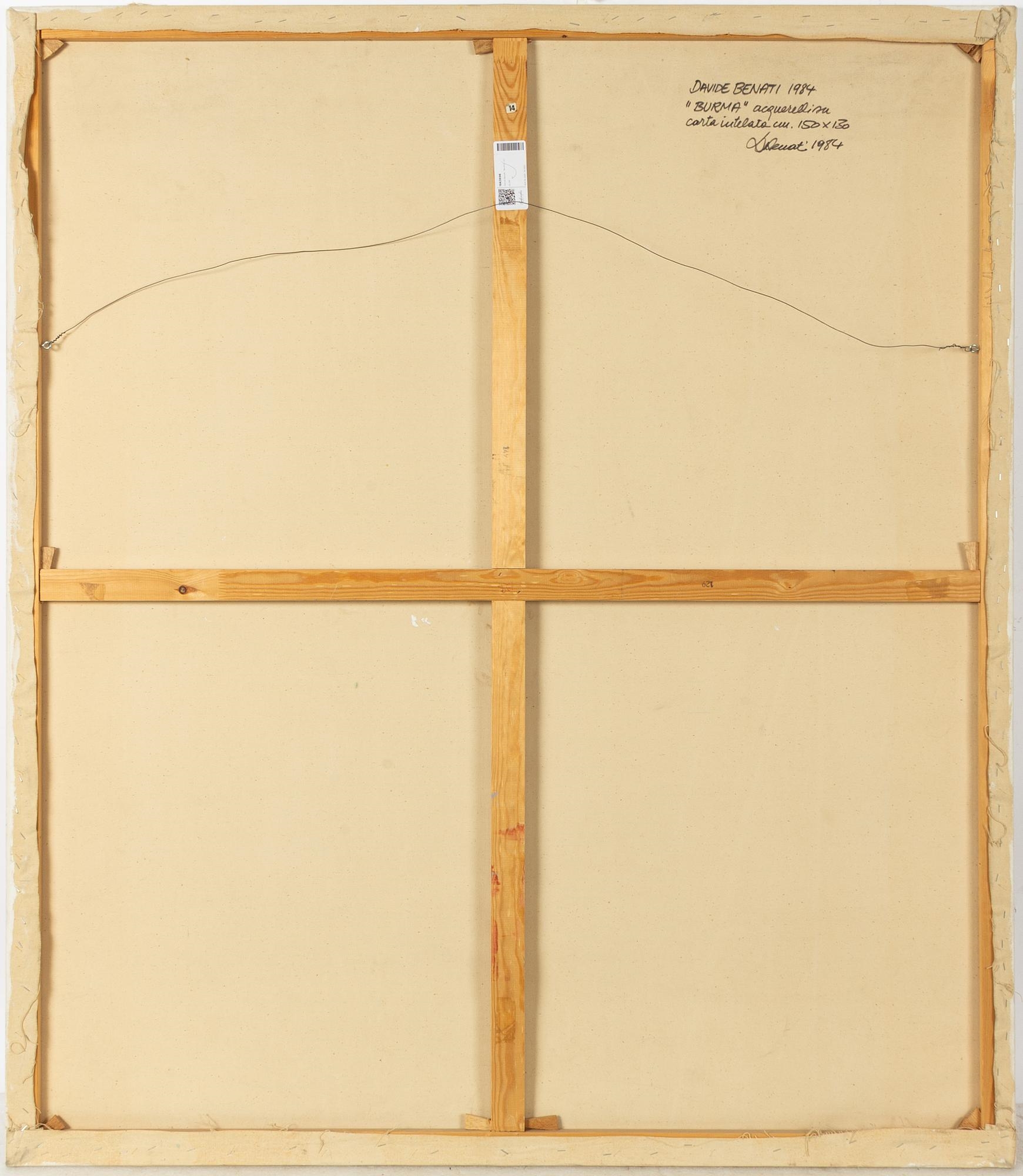 Artwork by Davide Benati, Burma, Made of Mixed Media On Canvas