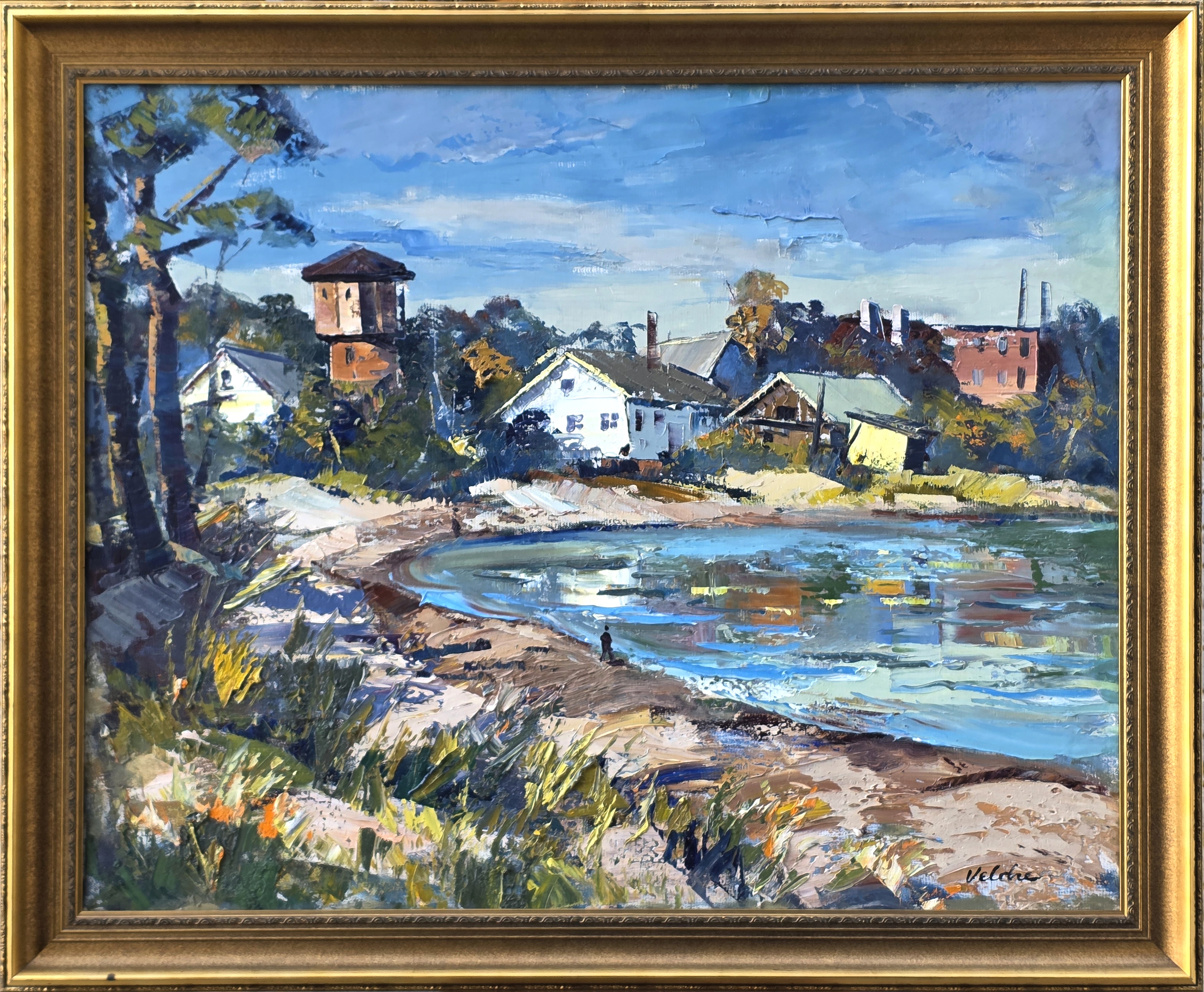 Artwork by Harijs Veldre, Untitled, Made of Oil On Canvas