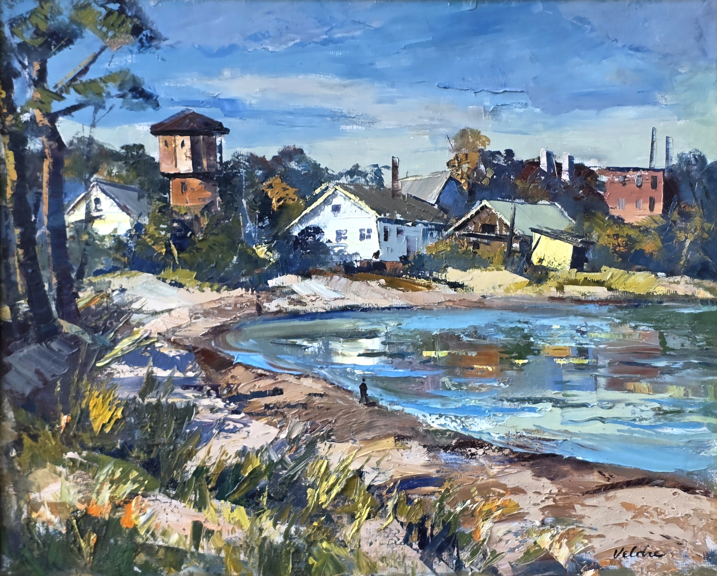 Artwork by Harijs Veldre, Untitled, Made of Oil On Canvas