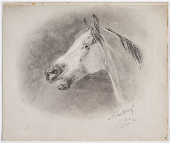 Horse head - Nikolai Svertschkoff Sverchkov