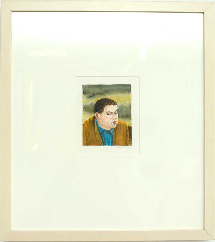 Artwork by Graeme Drendel, Portraits, Made of Gouache And Watercolour On Paper