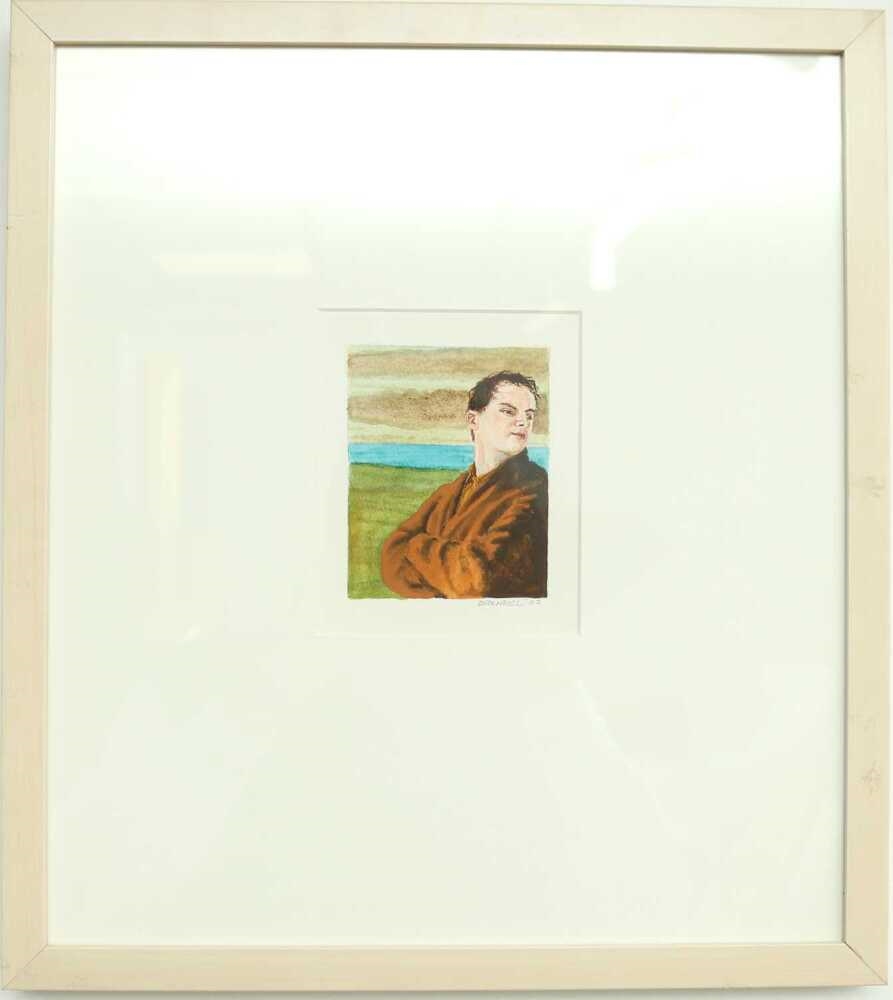 Artwork by Graeme Drendel, Portraits, Made of Gouache And Watercolour On Paper