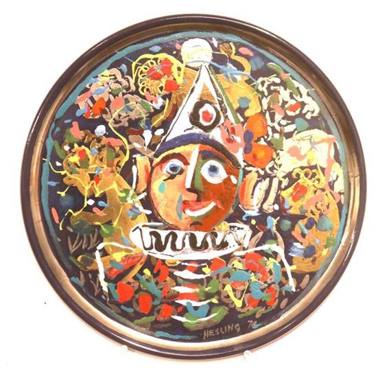 Clown in Abstract - Bernard Hesling