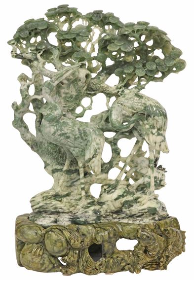 Two Cranes by Chinese School