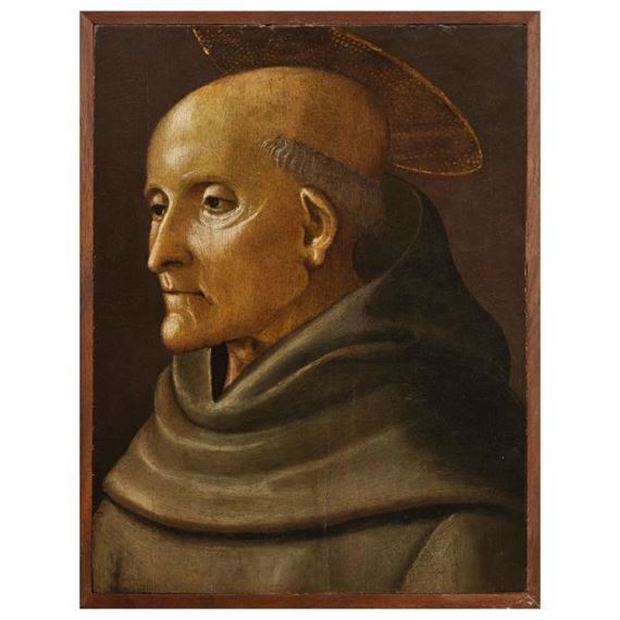 SAINT BERNARDINO'S HEAD - Davide Ghirlandaio