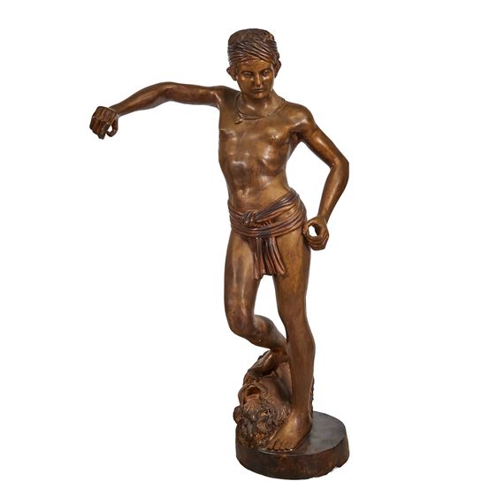 Marius-Jean-Antonin Mercié | David and Goliath | MutualArt