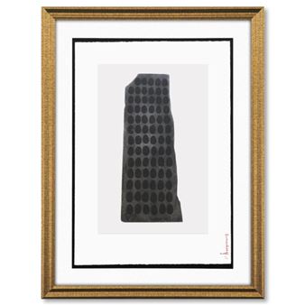 WAR PAINT ON SLATE - Richard Long