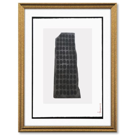 WAR PAINT ON SLATE - Richard Long