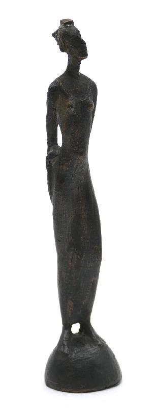 Artwork by Heike Adner, Erwarten, Made of Bronze