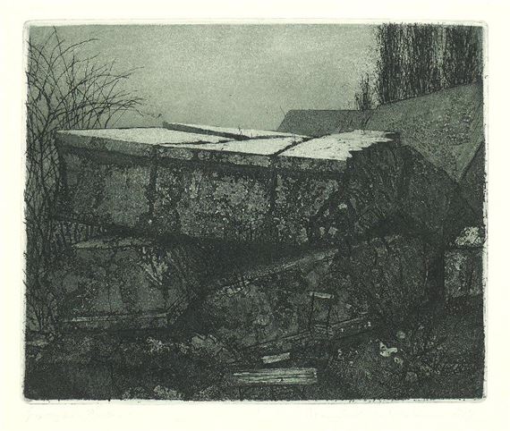 Gesprengter Bunker - Manfred Butzmann