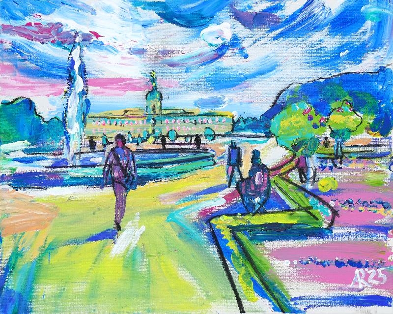 Anke Rische | Bewegter Himmel (Im Schloßgarten am Schloß Charlottenburg ...