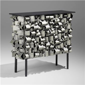 Custom Cubist cabinet - James Bearden