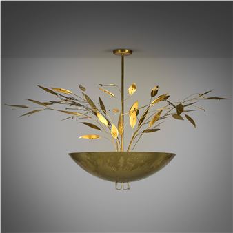 Ceiling lamp for Hotel Seurahuone, Savolina, Finland - Paavo Tynell