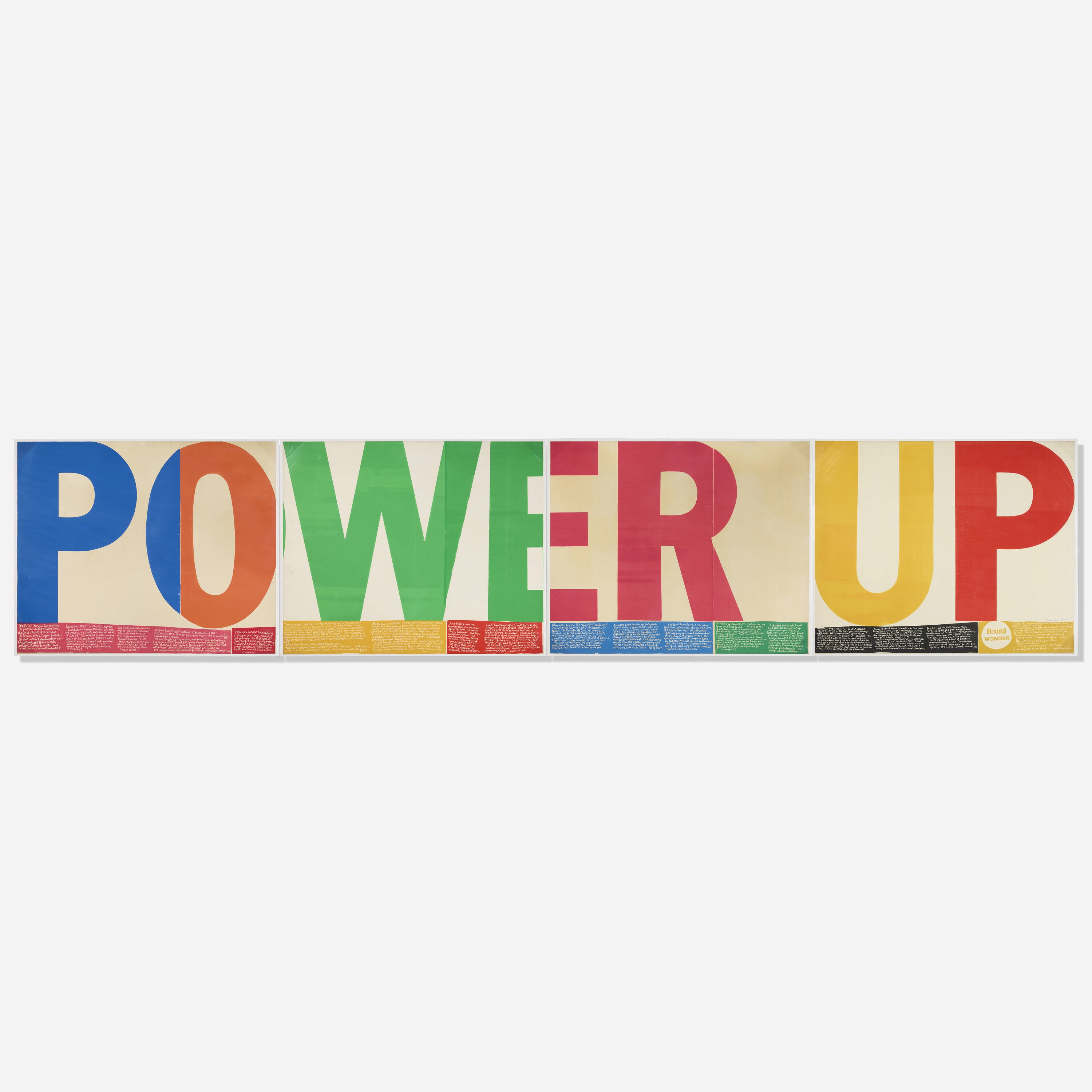 Corita Kent | power up (1965) | MutualArt