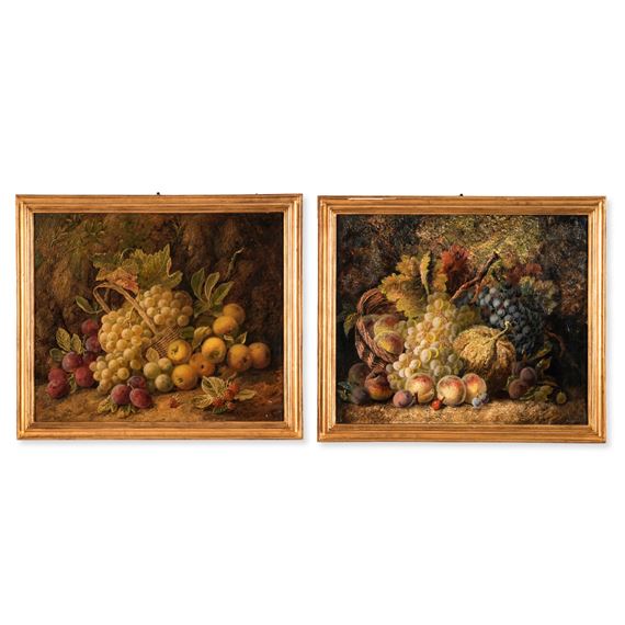 George Clare | Nature morte con fiori e frutta | MutualArt