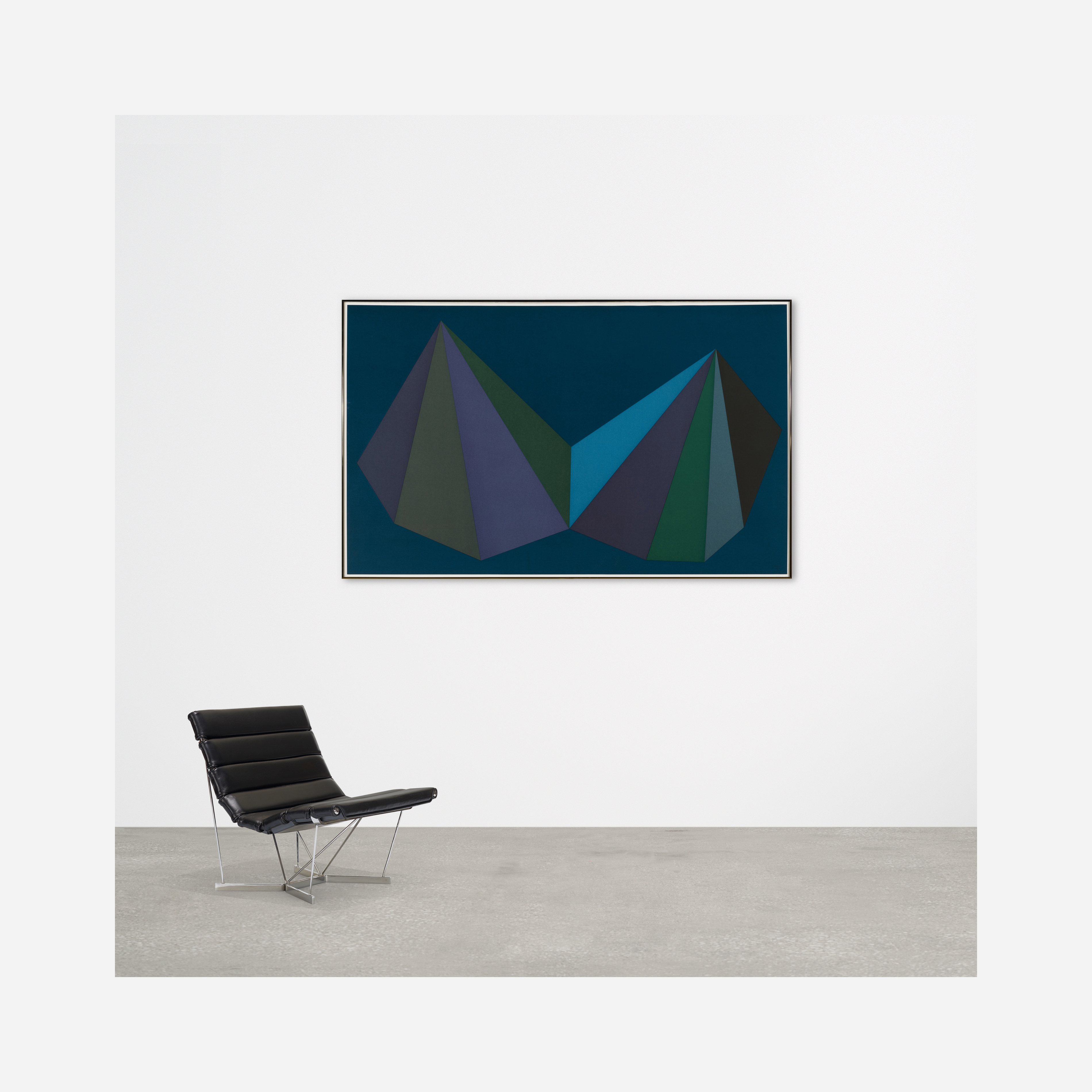 Sol LeWitt | Plate #03 (from the Two Asymmetrical Pyramids series (1986 ...