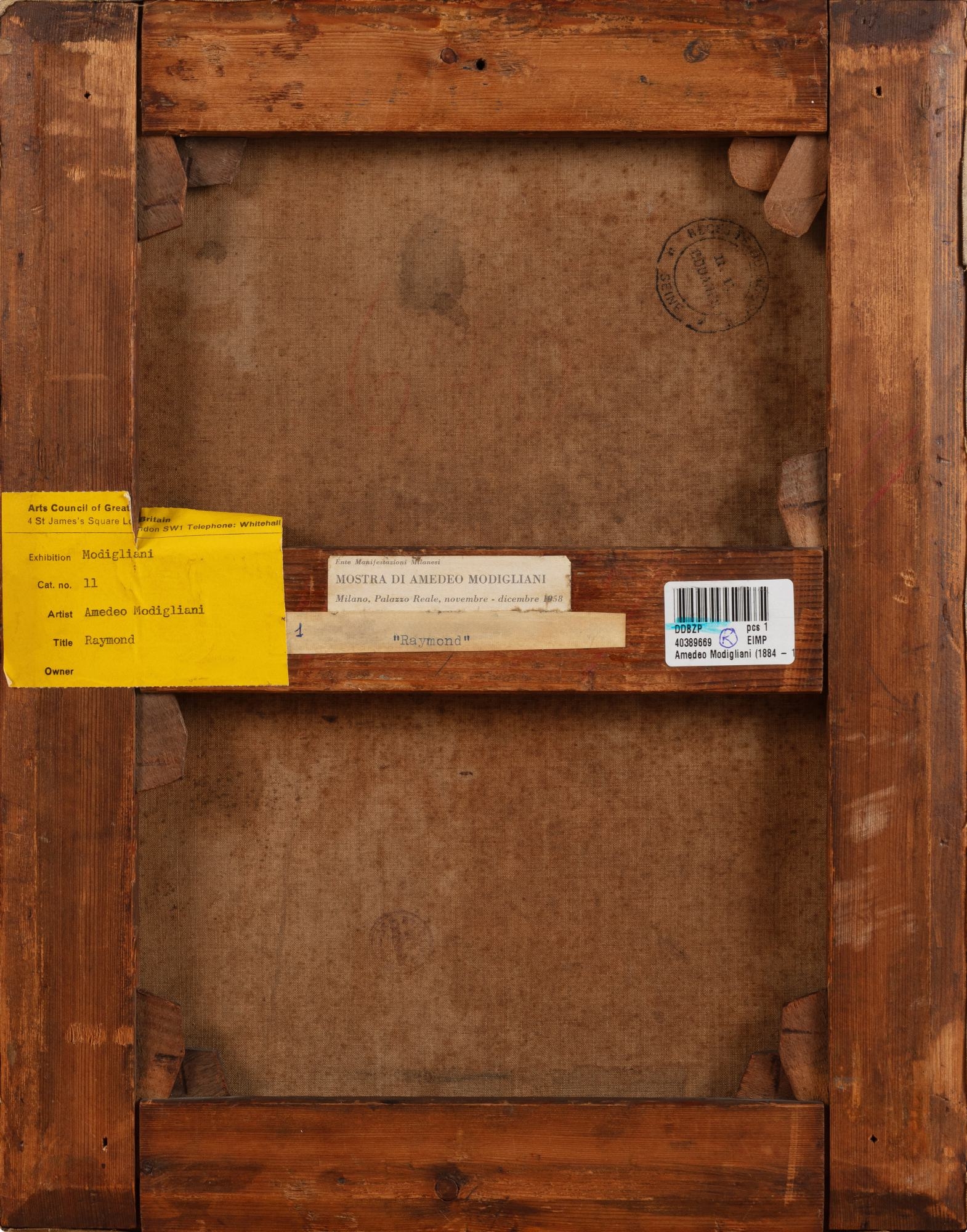 Artwork by Amedeo Modigliani, Raymond, Made of oil on canvas