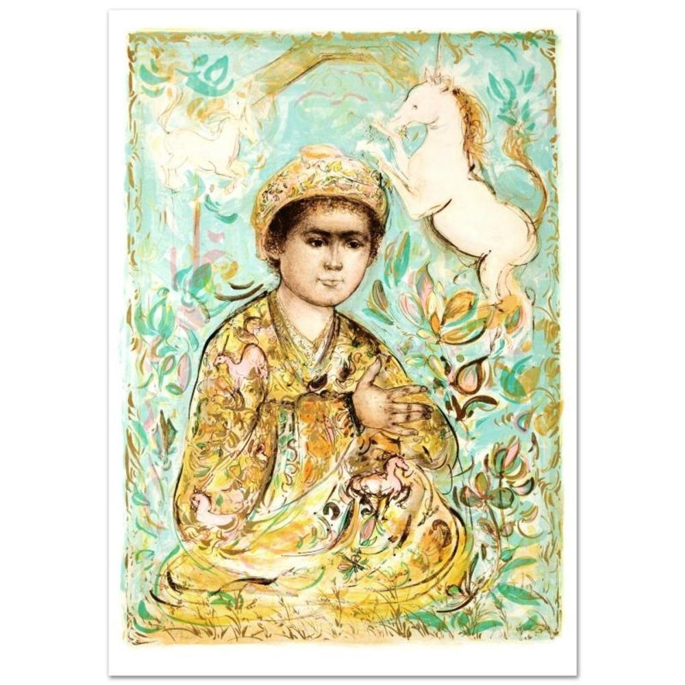 Edna Hibel | Little Rajah and the Unicorns | MutualArt