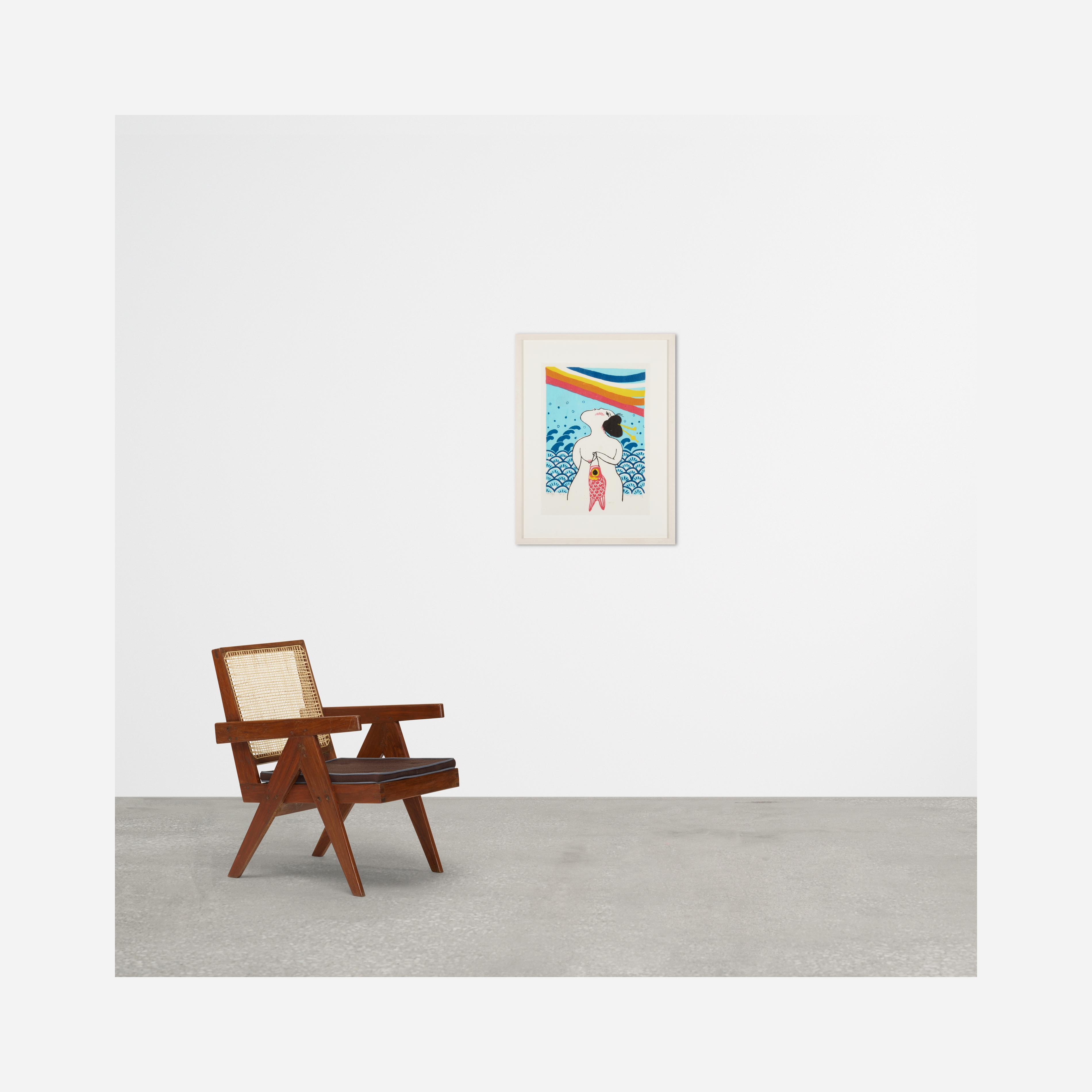 Artwork by Mayumi Oda, May (from the Woman Calendar series, Made of Screenprint In Colors