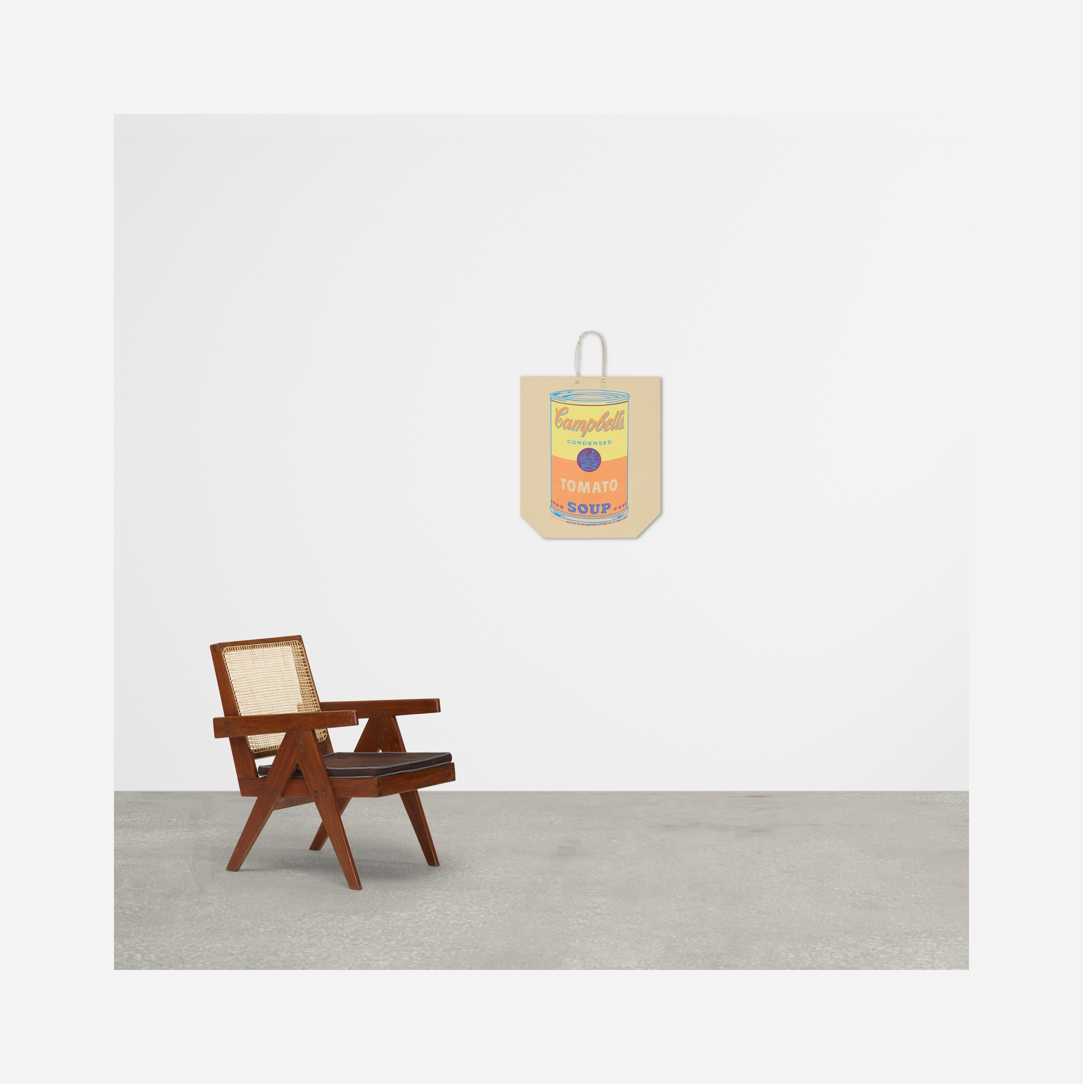 Artwork by Andy Warhol, Shopping Bag, Made of Screenprint In Colors On Shopping Bag