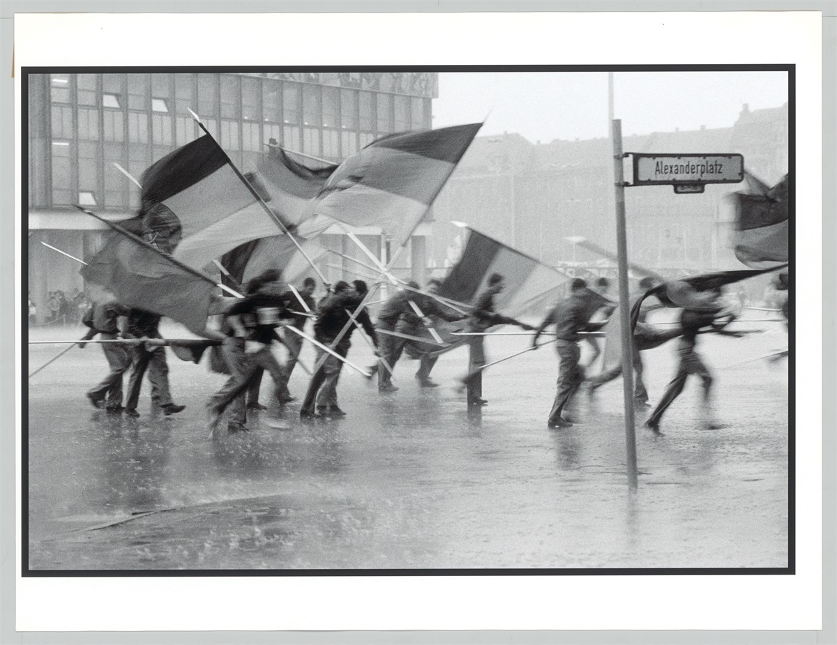 Artwork by Harald Hauswald, Berlin, 1. Mai, Made of Gelatin Silver Print