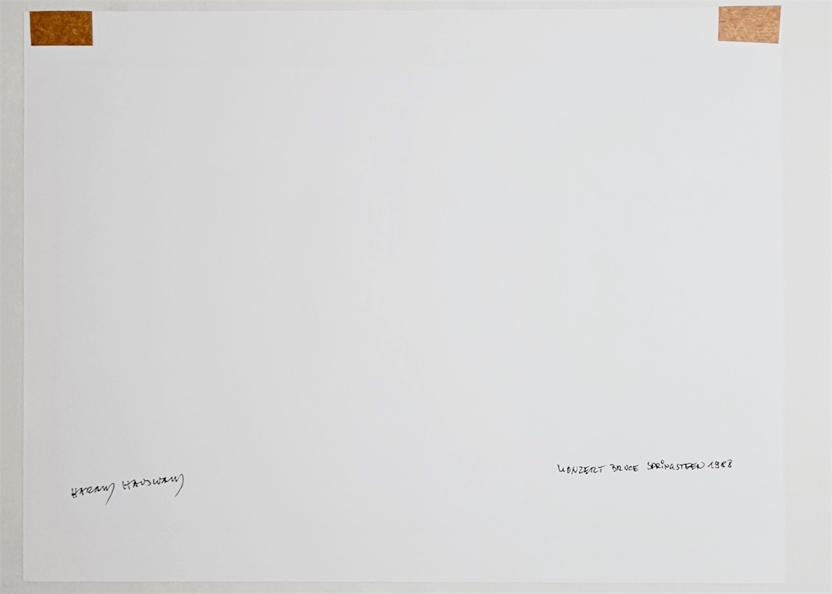 Artwork by Harald Hauswald, Konzert Bruce Springsteen, Made of Gelatin Silver Print