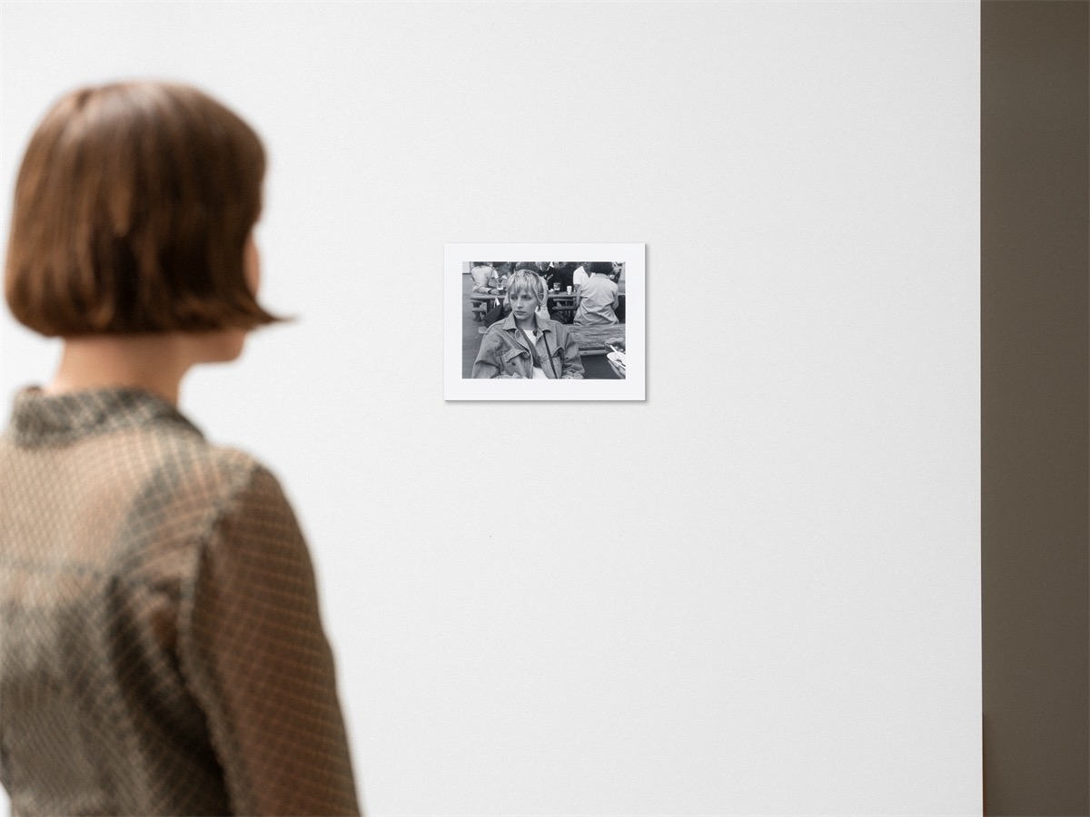 Artwork by Gabriele & Helmut Nothhelfer, Pfingstmontag auf dem Winterfeldtplatz, Berlin, Made of Gelatin Silver Print, Gold Toned