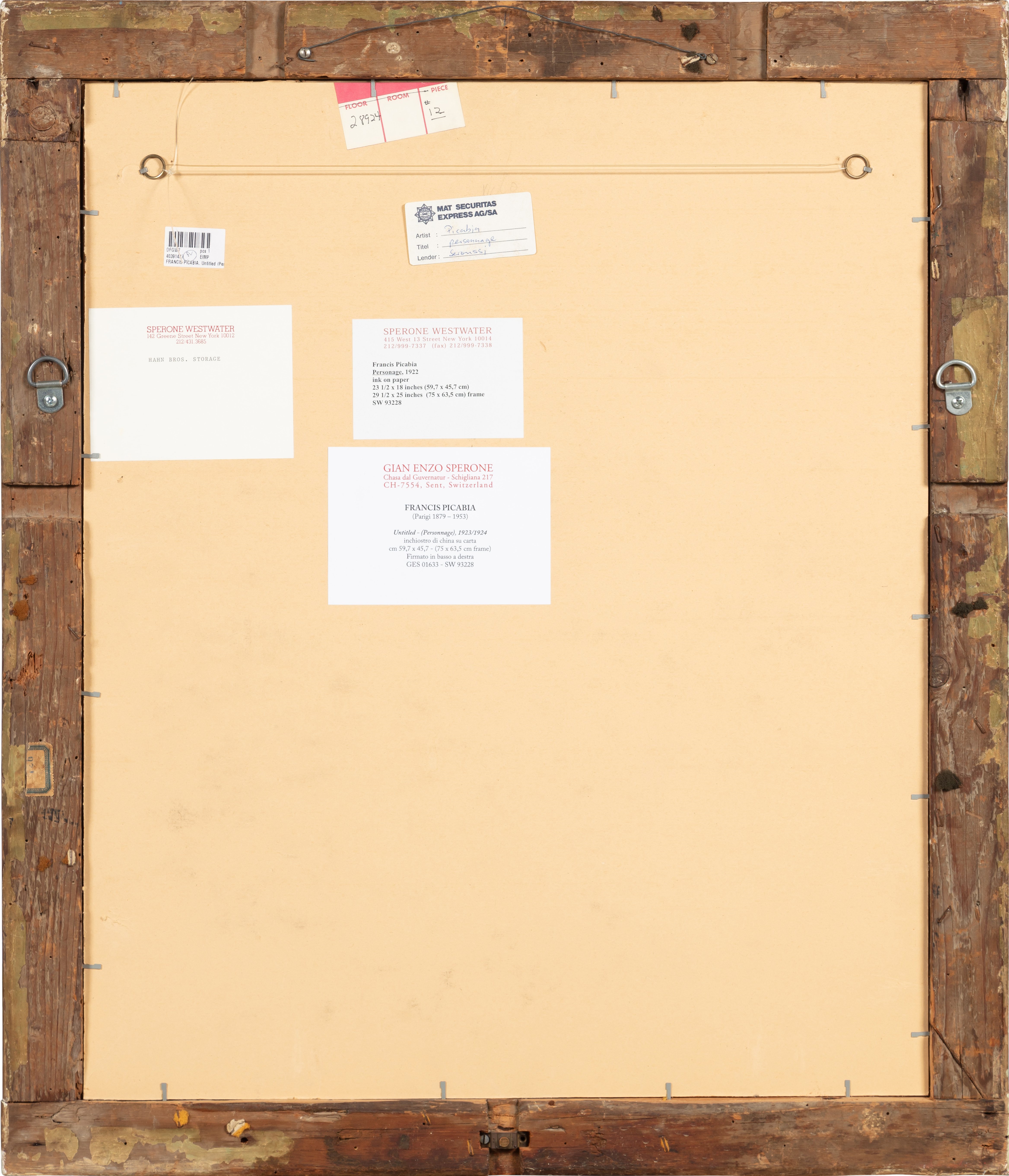 Artwork by Francis Picabia, Sans titre, Made of pen and ink on paper