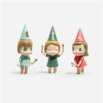 123 Drumming Girls - Yoshitomo Nara