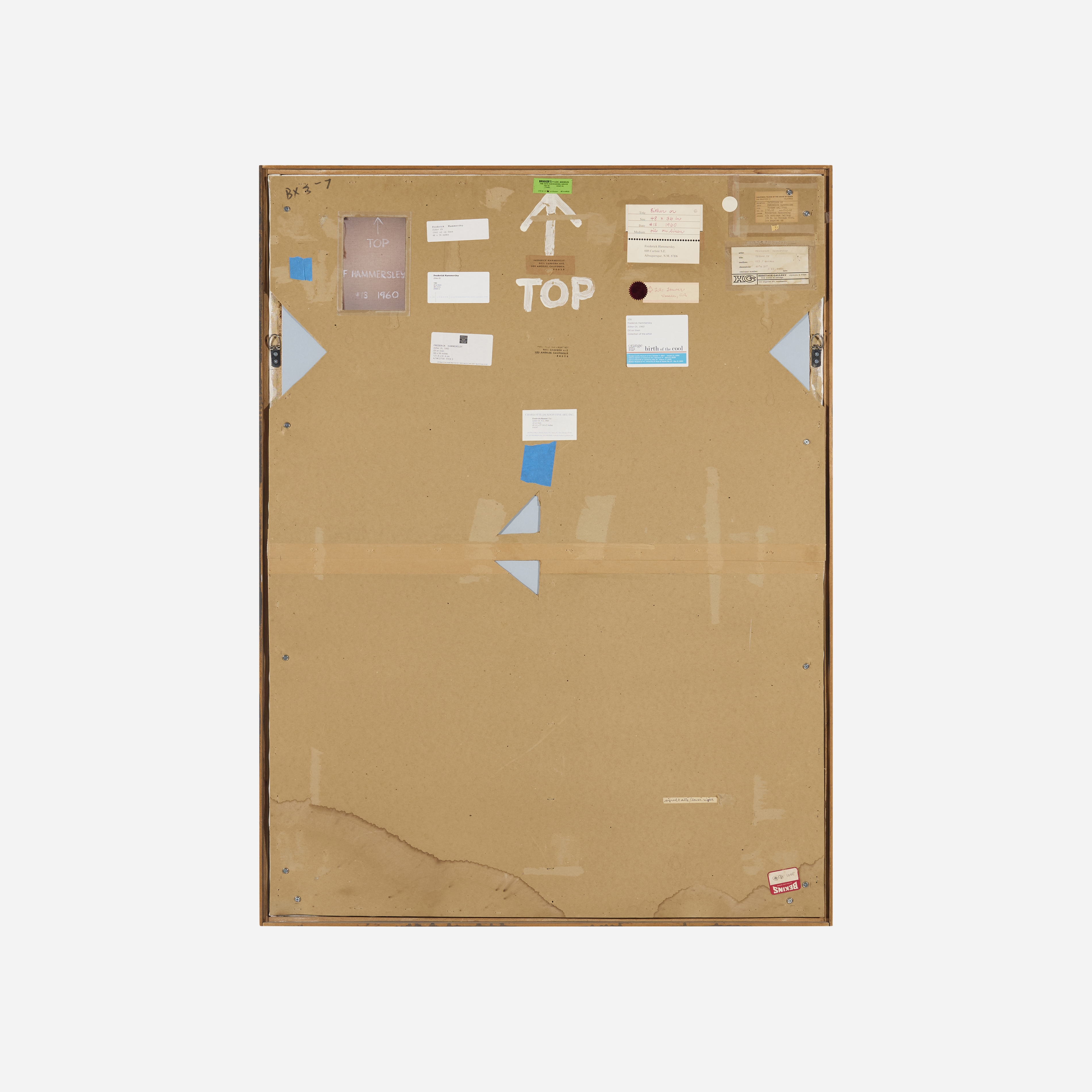 Artwork by Frederick Hammersley, Either Or, Made of Oil On Linen