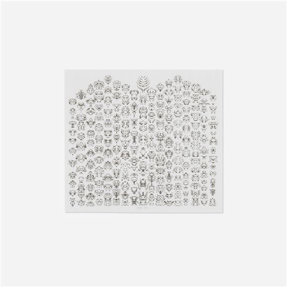 Inkblot Drawing 98-IB #32; Inkblot Drawing 98-IB #33 - Bruce Conner