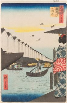 Bac yoroi, Koami-cho - Utagawa Hiroshige