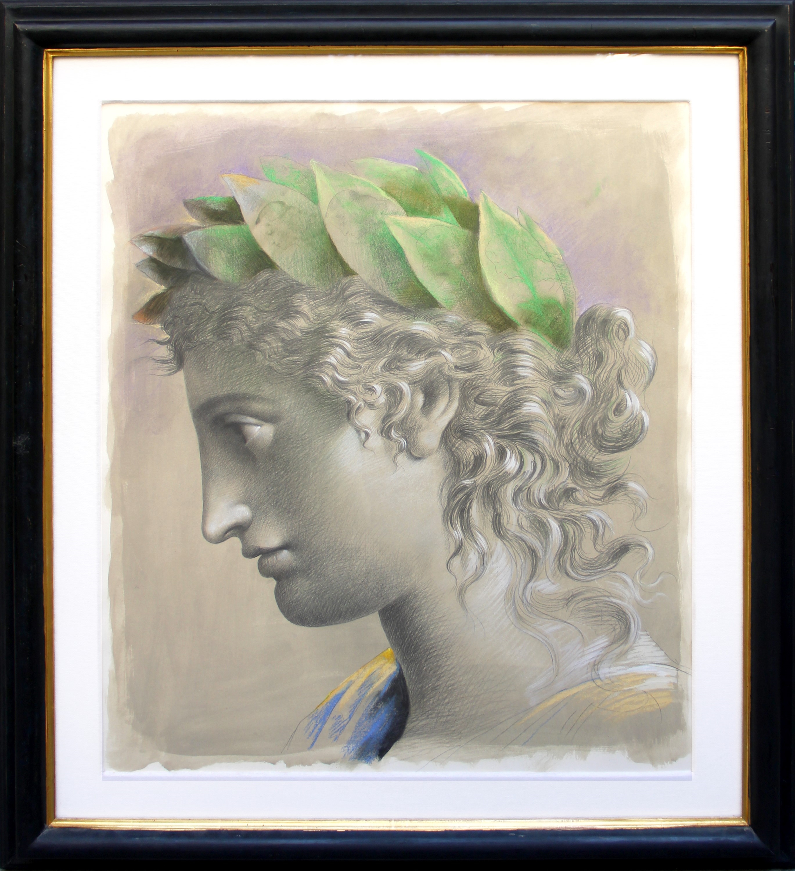 Artwork by Carlo Maria Mariani, Testa, Made of mixed media on paper