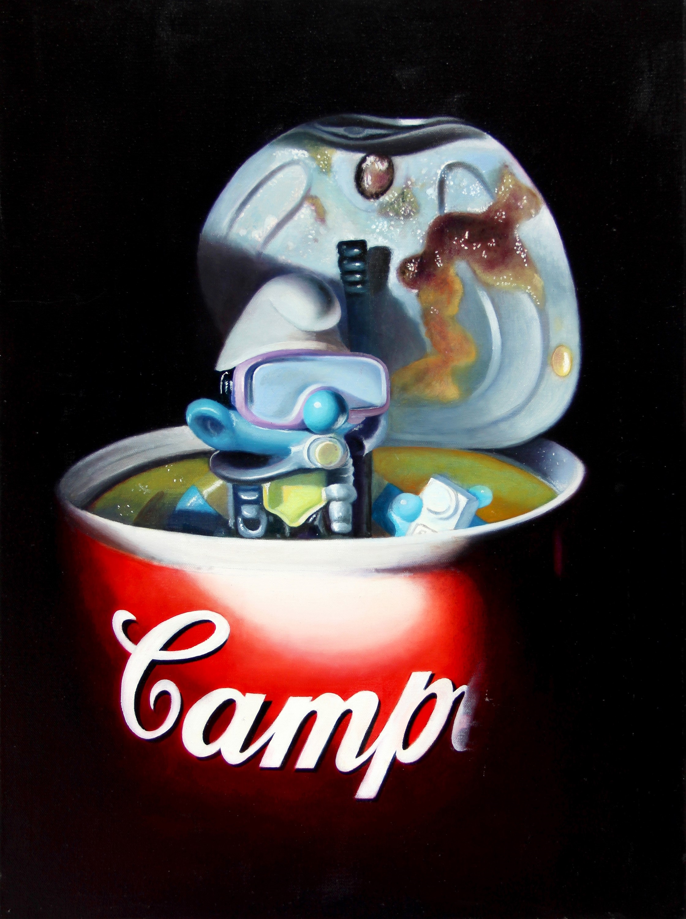 Artwork by Ilaria Rezzi, Sub-Conscio, Made of oil on canvas