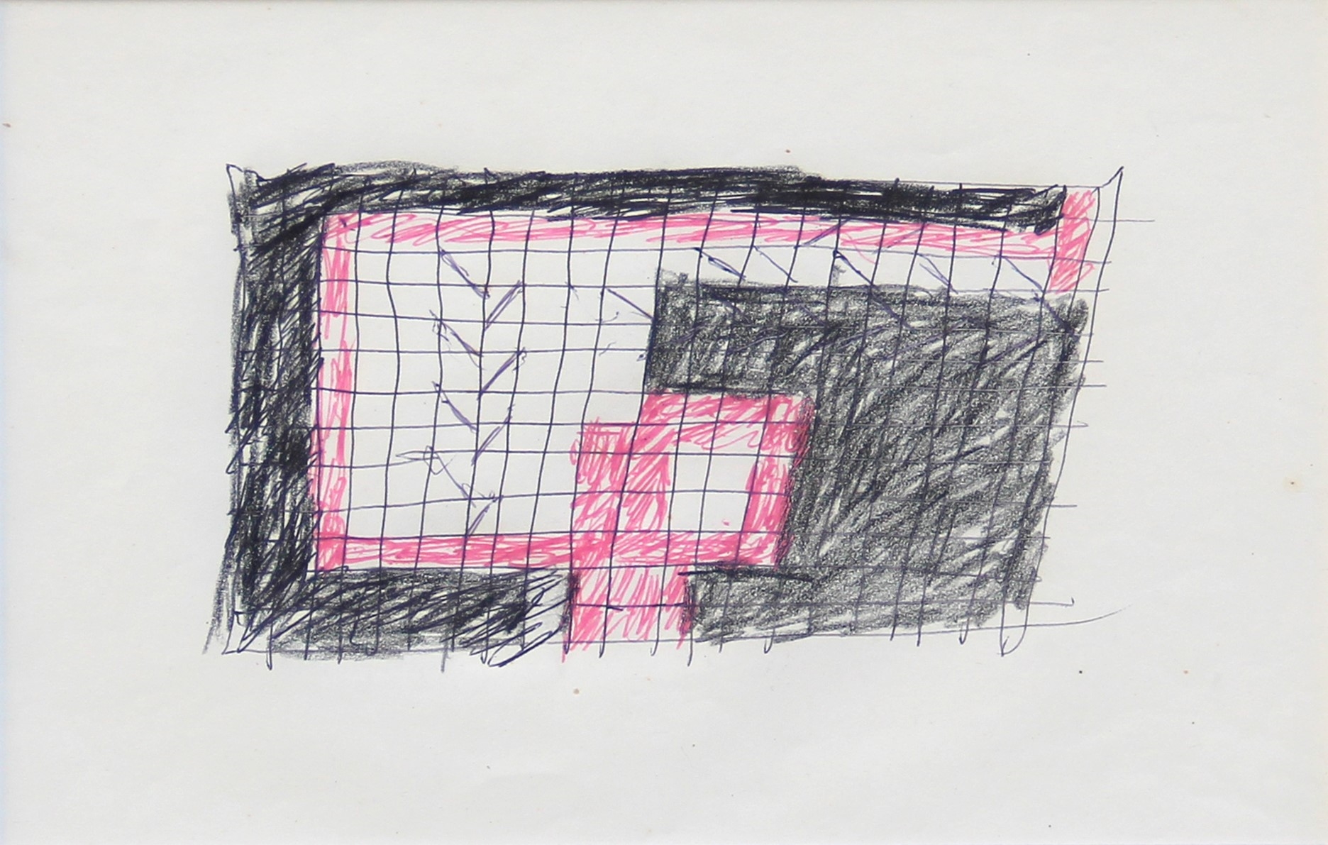 Artwork by Osvaldo Licini, Portafortuna, Made of mixed media on cardboard