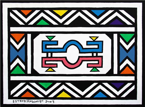 Untitled - Esther Mahlangu