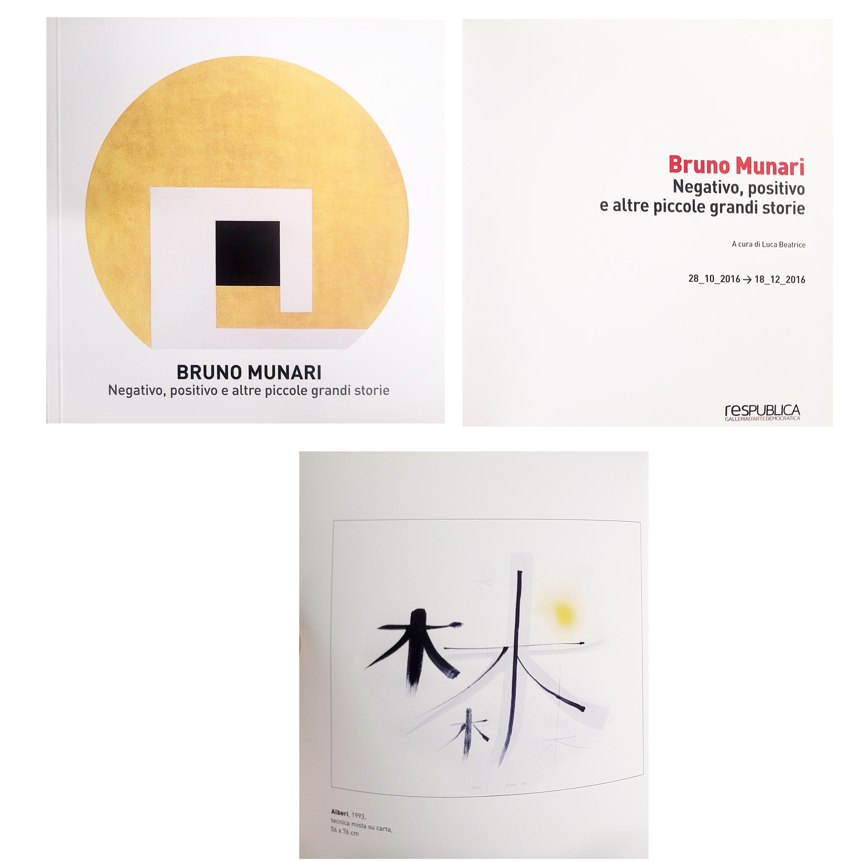 Artwork by Bruno Milano, Alberi, Made of mixed media on cardboard