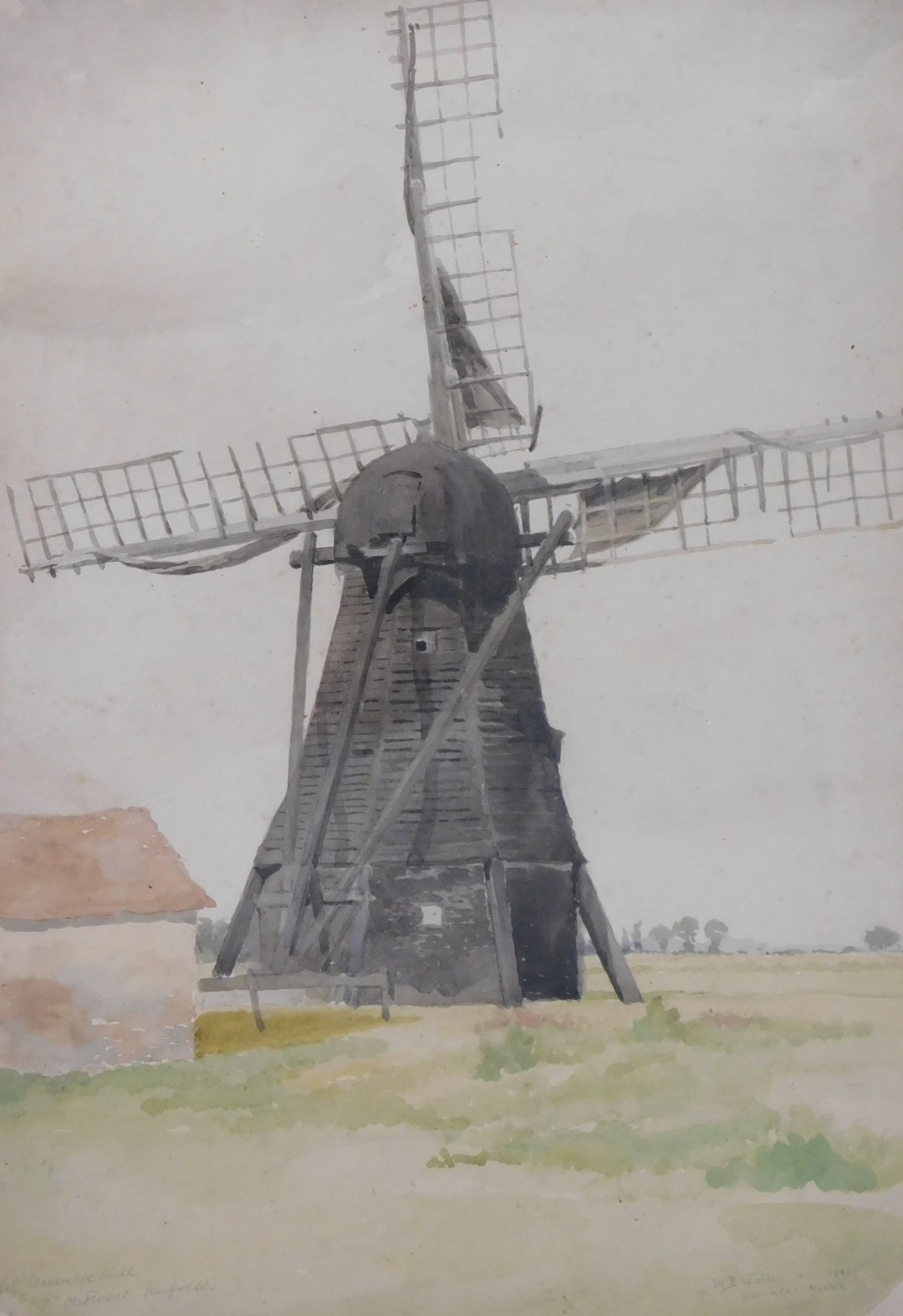 William Barnes Wollen | Old Wrangle Mill, Nr Outwell, Norfolk (1896 ...