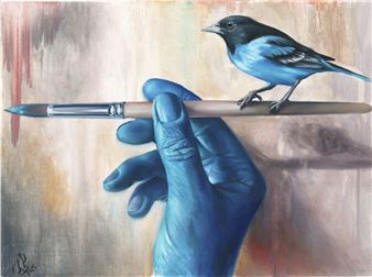 Bird on the Brush - Ruslan Prokopchuk