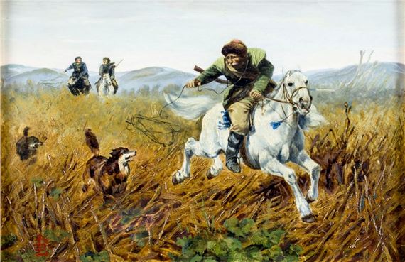 European School, 20th Century | Hunting Scene | MutualArt
