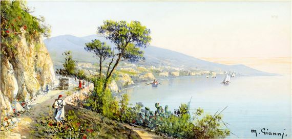 Italian Coastal Landscape - Maria Gianni