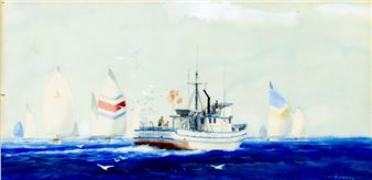 Fishing Boat and Yacht Race - M Runkel