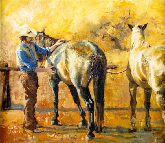 Texas Morning by Lesa Delisi, 1988