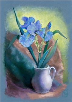 Still Life with Vase of Flowers - Galina Chuprakova - Kazakova